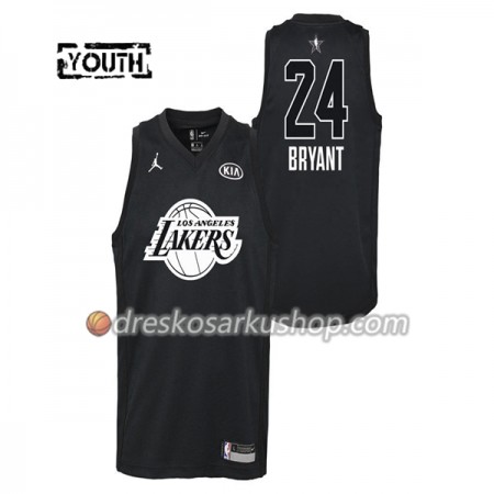 Dječji NBA Dres Los Angeles Lakers Kobe Bryant 24 2018 All-Star Jordan Brand Crna Swingman